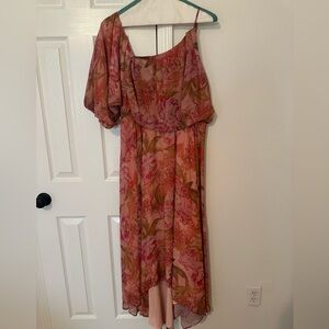 Show Me Your Mumu Asymmetrical Garden Party Print dress in XL